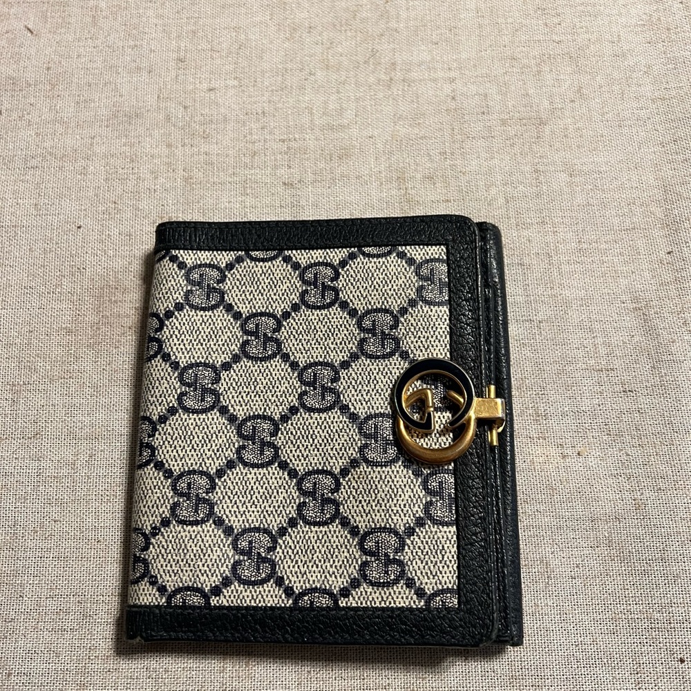 Used Gucci wallet blue purchased years ago when Gucci was in demand it’s real